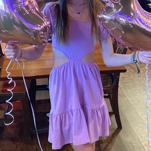 dress with open sides and open back super cute